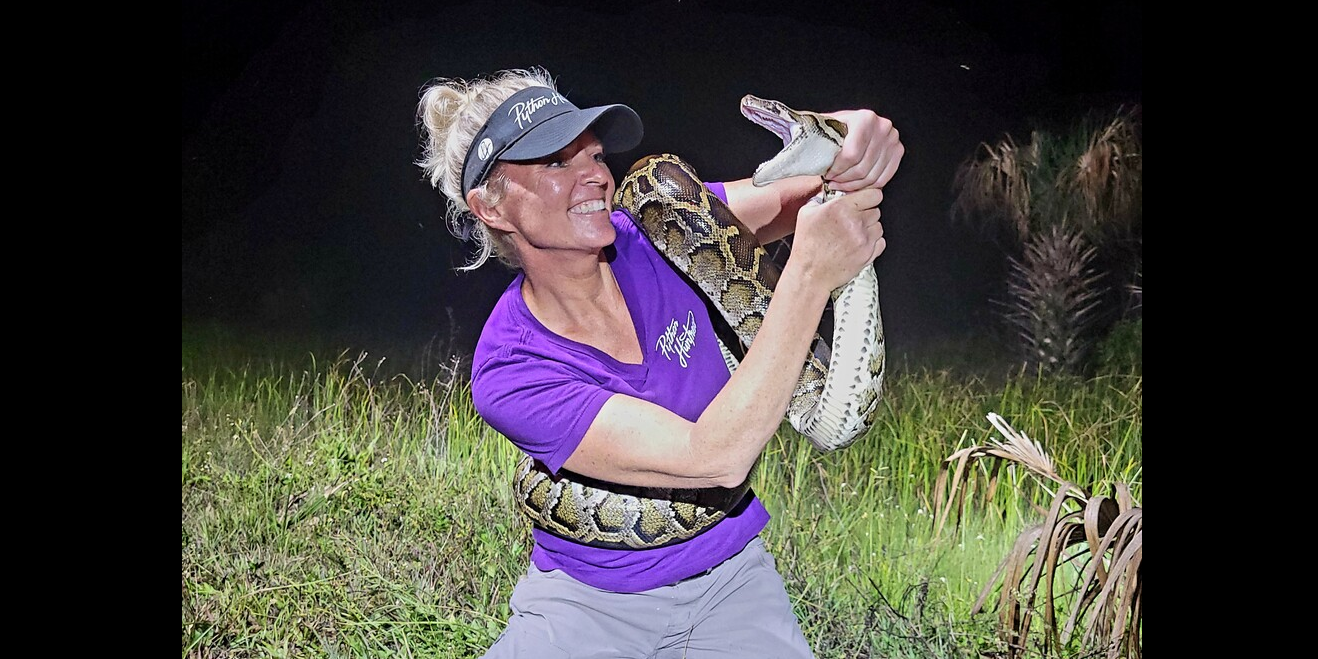 Amy Python Catcher She is a snake hunter. | God's World News