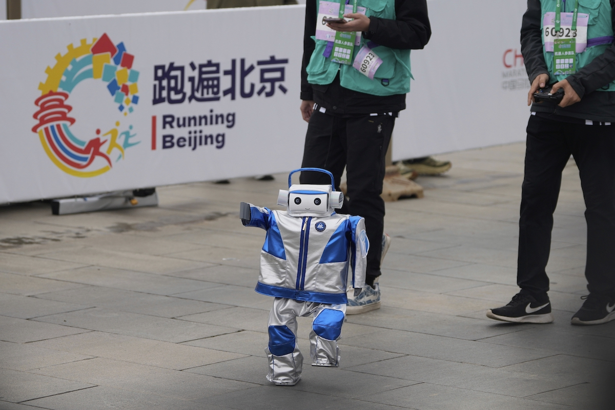 Hit Ran Robot Would you run with a robot? | God's World News