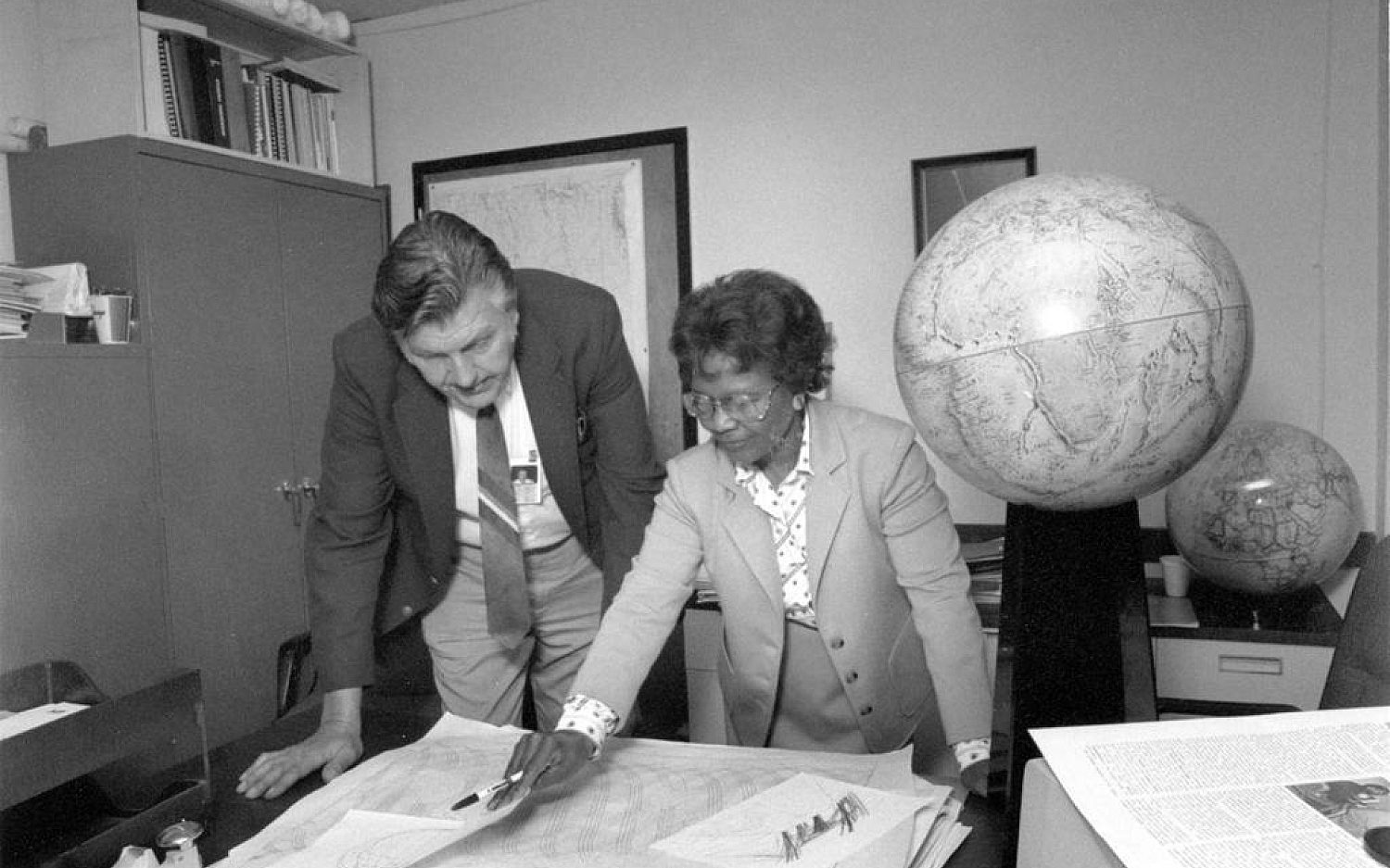 2 Gladys West and Sam Smith US Navy t