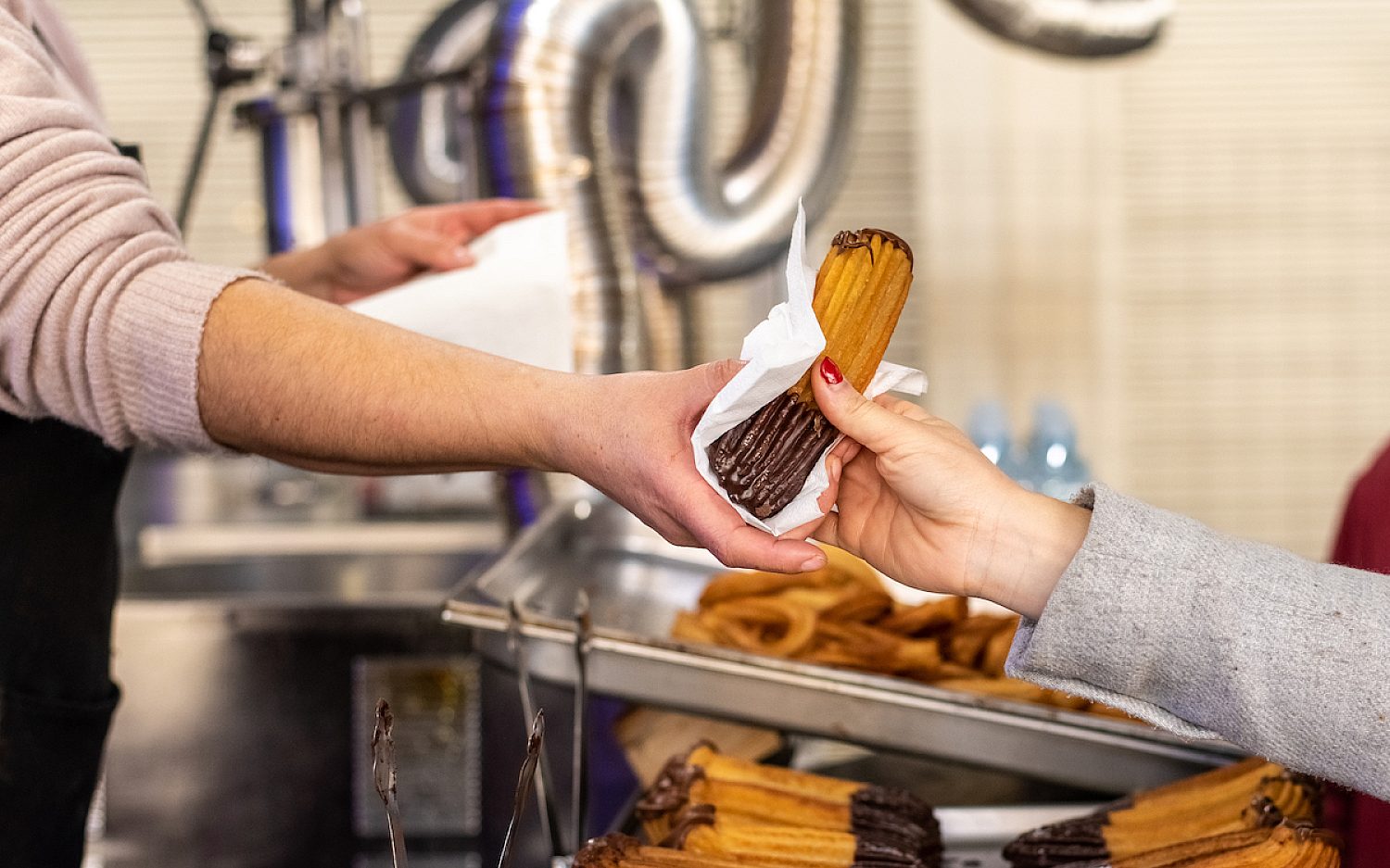 4 Bakery rise fried dough traditional churrospanish breakfast churros Envato