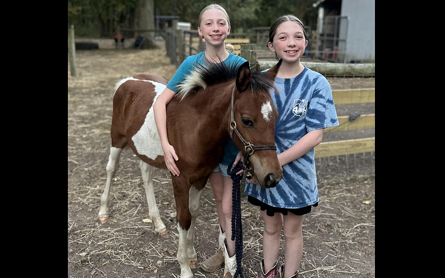 4 Eva and Anna with Luna 2 Feather Fund