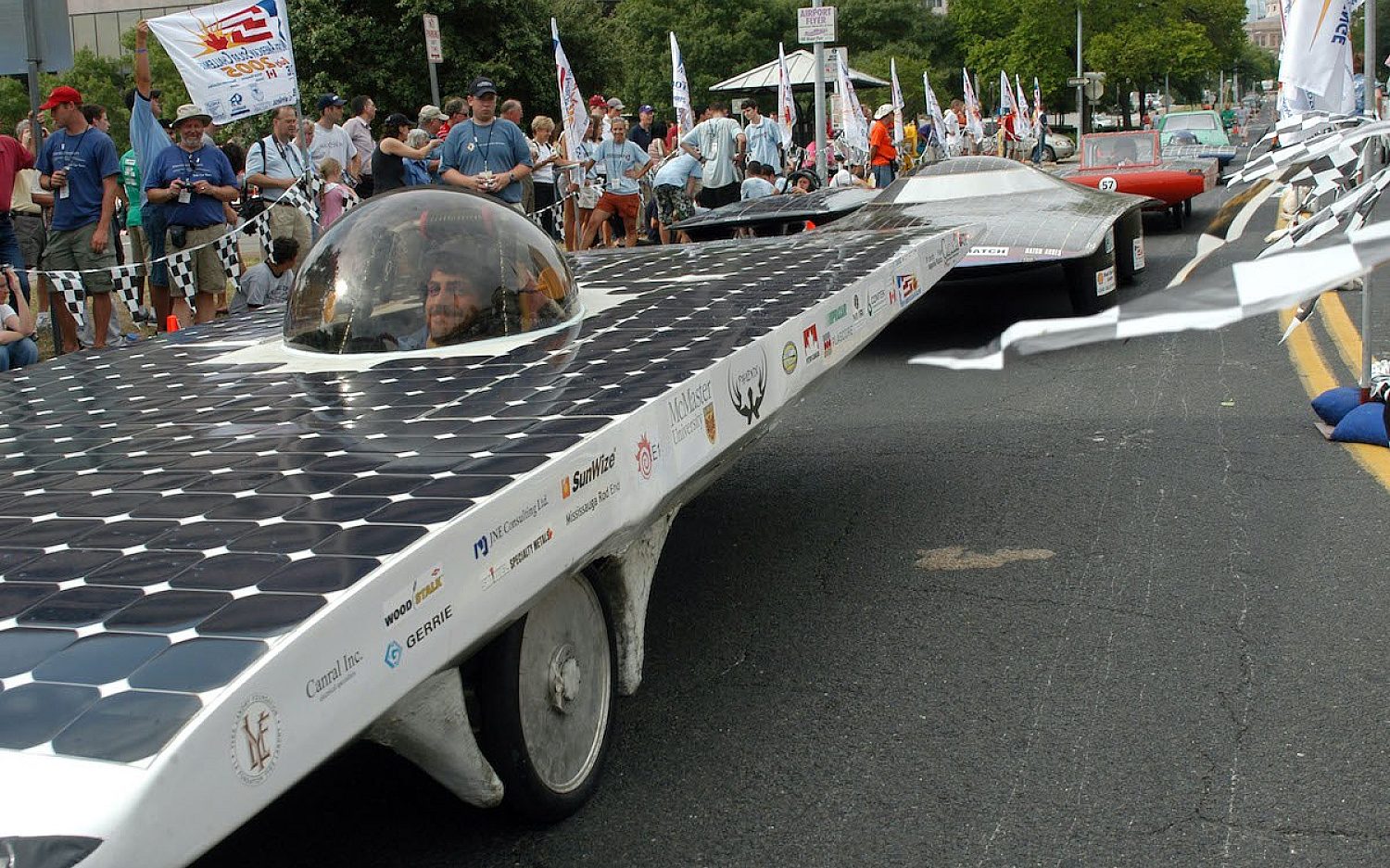 5 Solar powered cars AP