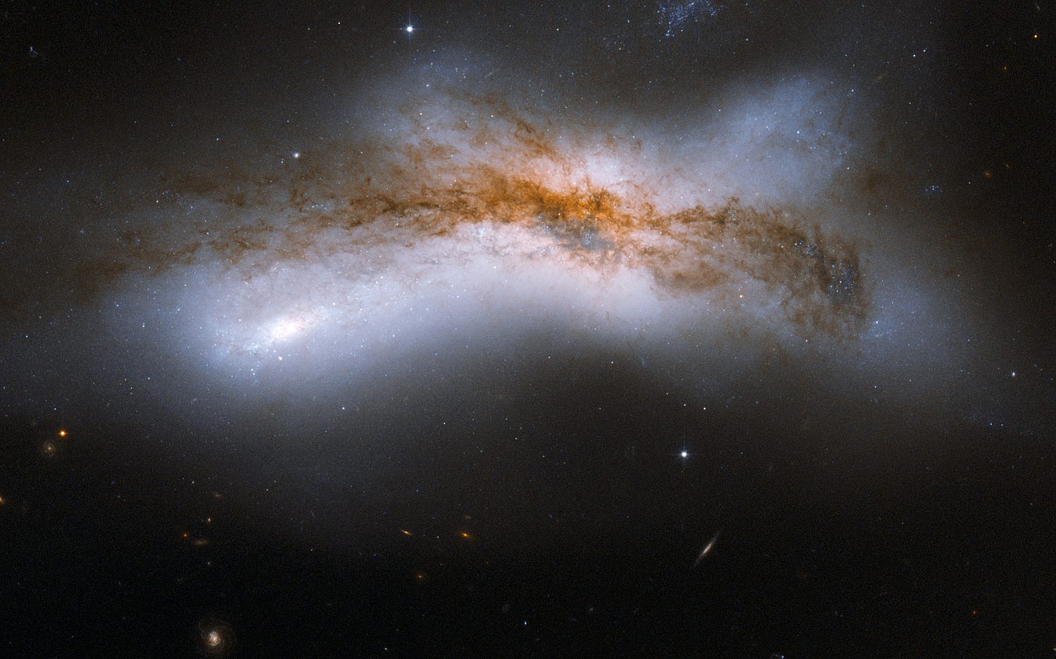 5 galaxycollision Science NASA ESA ST Sc I DSS Till Sawala University of Helsinki Image Processing Joseph De Pasquale ST Sc I