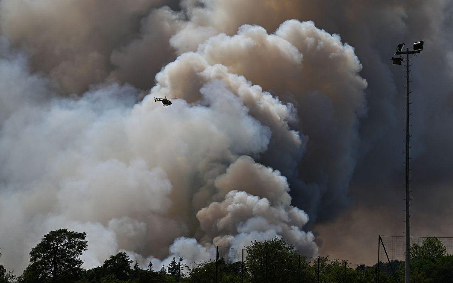 T1 Spain France wildfires